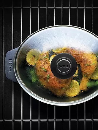 WOLL | Rustidera de hierro fundido con tapa 27x22cm DIAMOND LITE Antiadherente |